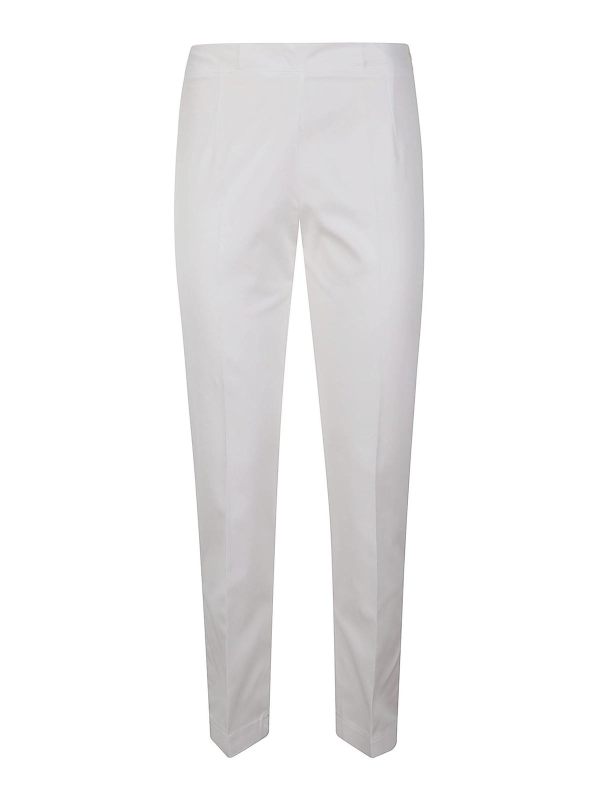Hira Pantalons Décontractés - Blanc