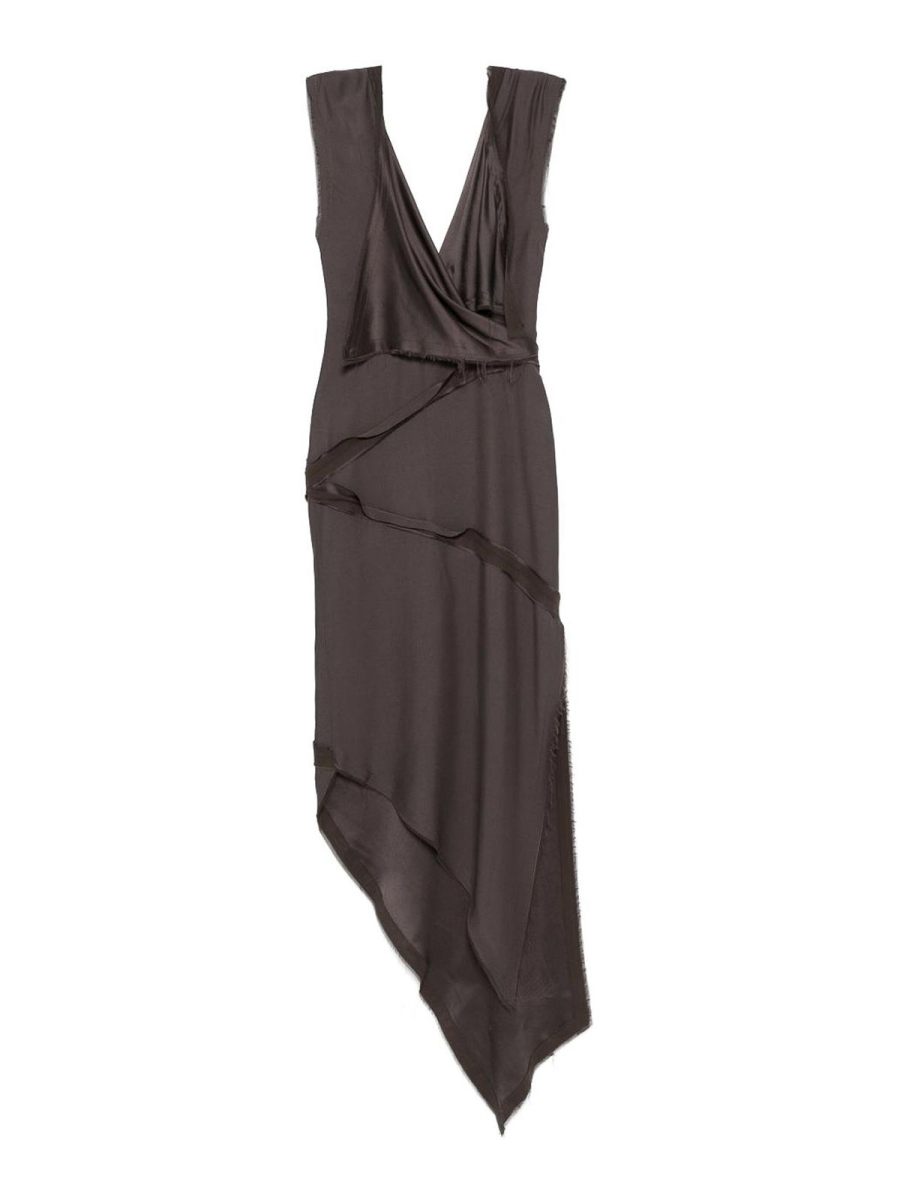 The Attico Robe Au Genou - Marron
