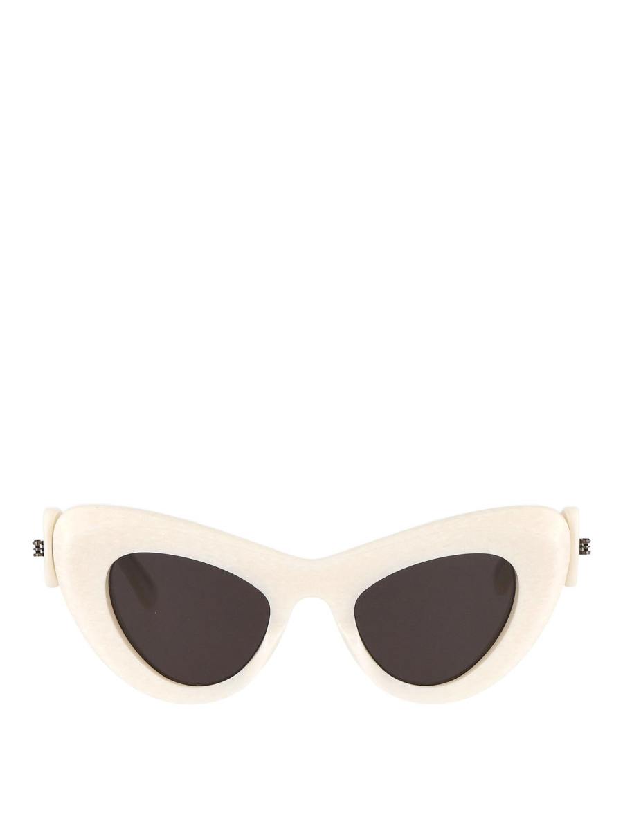 Balenciaga Lunettes De Soleil - Blanc