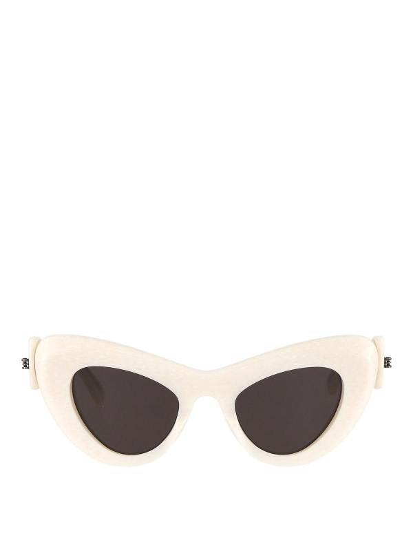 Balenciaga Lunettes De Soleil - Blanc