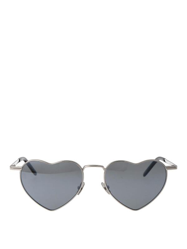 Saint Laurent Lunettes De Soleil - Argent