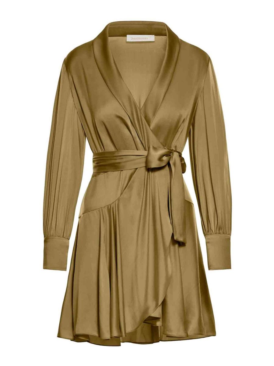 Zimmermann Robe Au Genou - Vert
