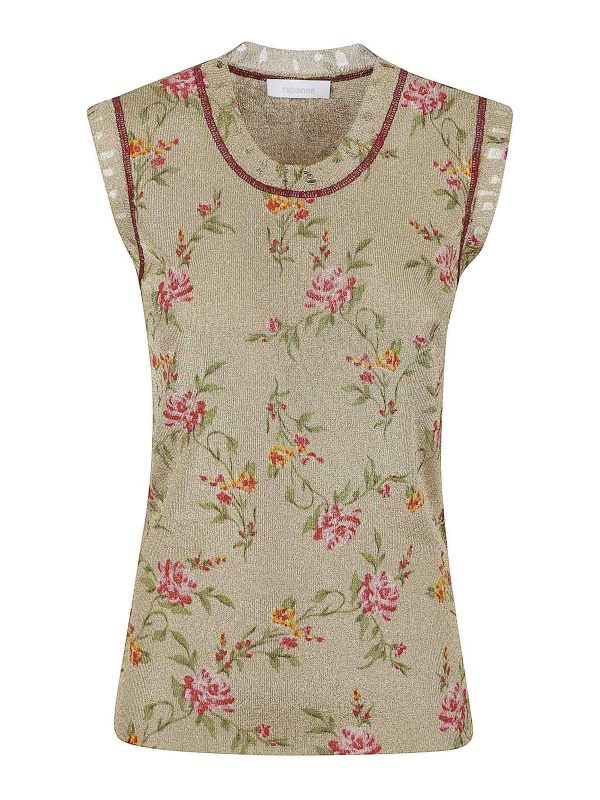 Rabanne Top - Or