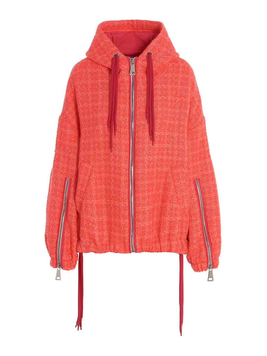 KhrisJoy Chris Windbreaker Tweed - Fuchsia