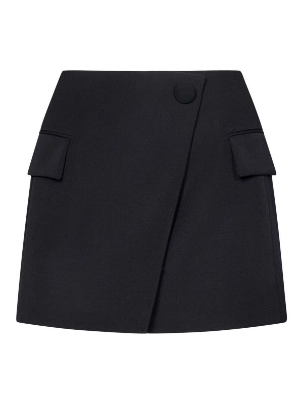 Balmain Jupe Midi - Noir