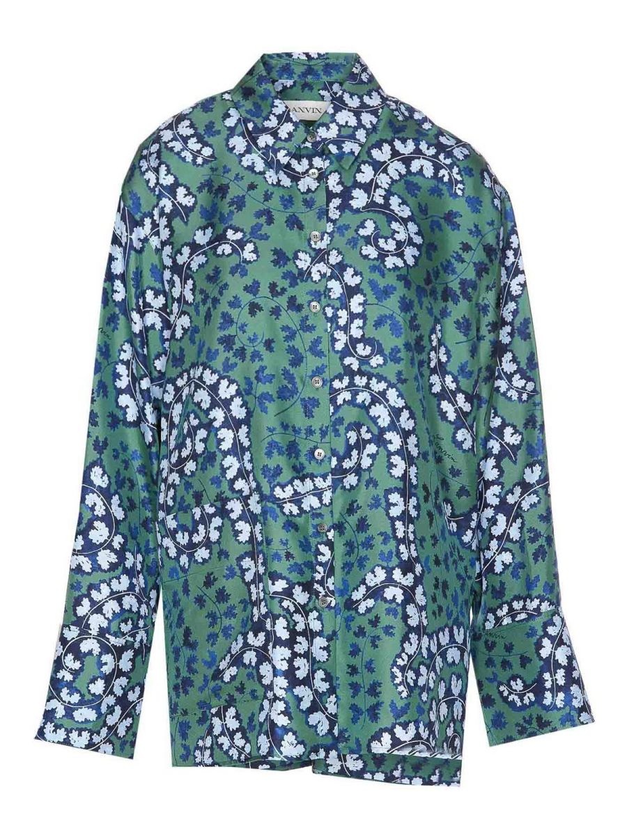 Lanvin Chemise - Vert