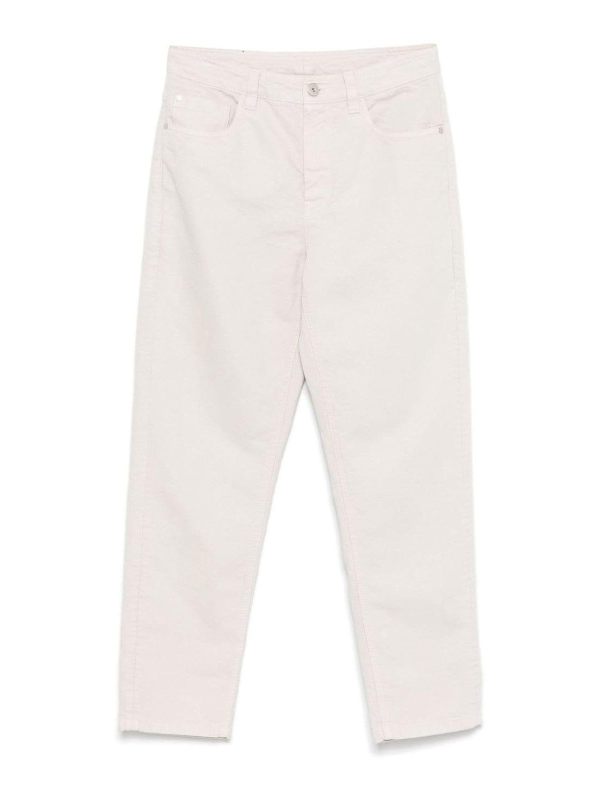 Brunello Cucinelli Pantalons Décontractés - Blanc