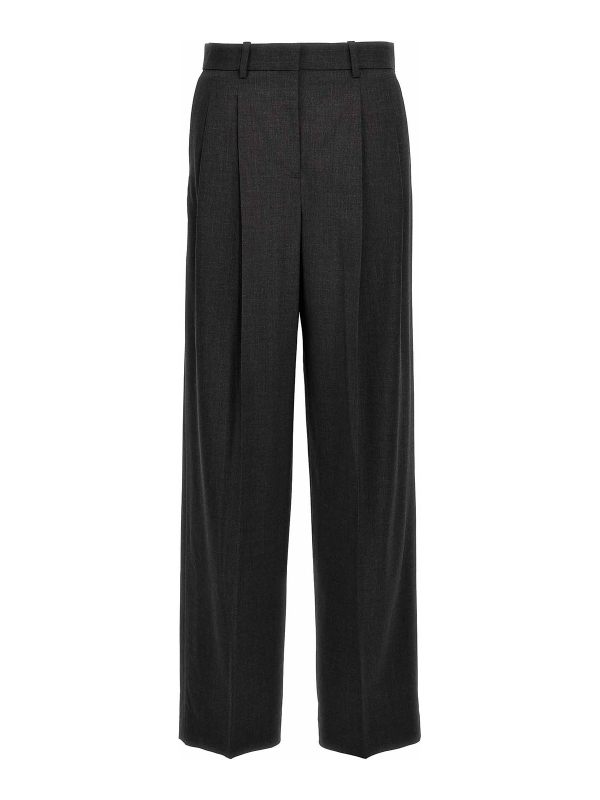 Theory Pantalons Décontractés - Gris