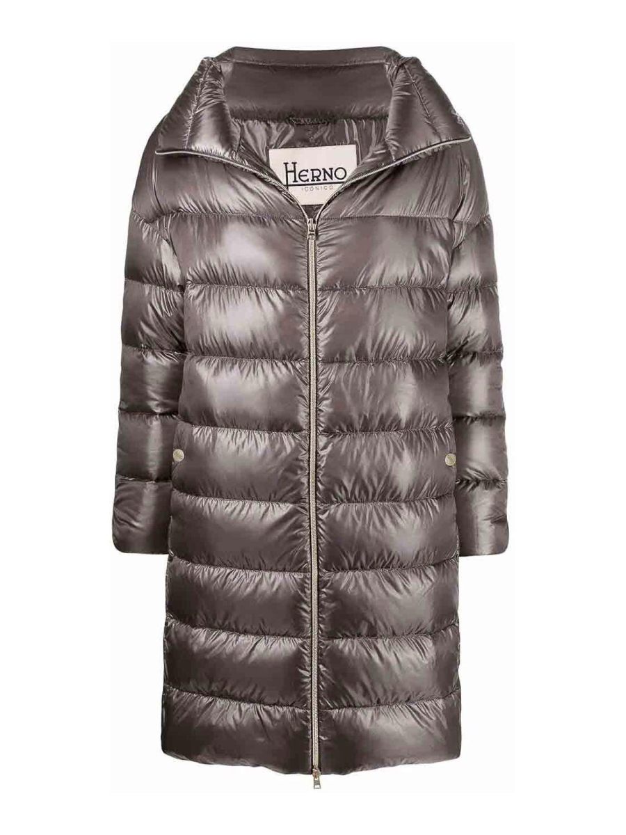 Herno Manteau Rembourré - Gris