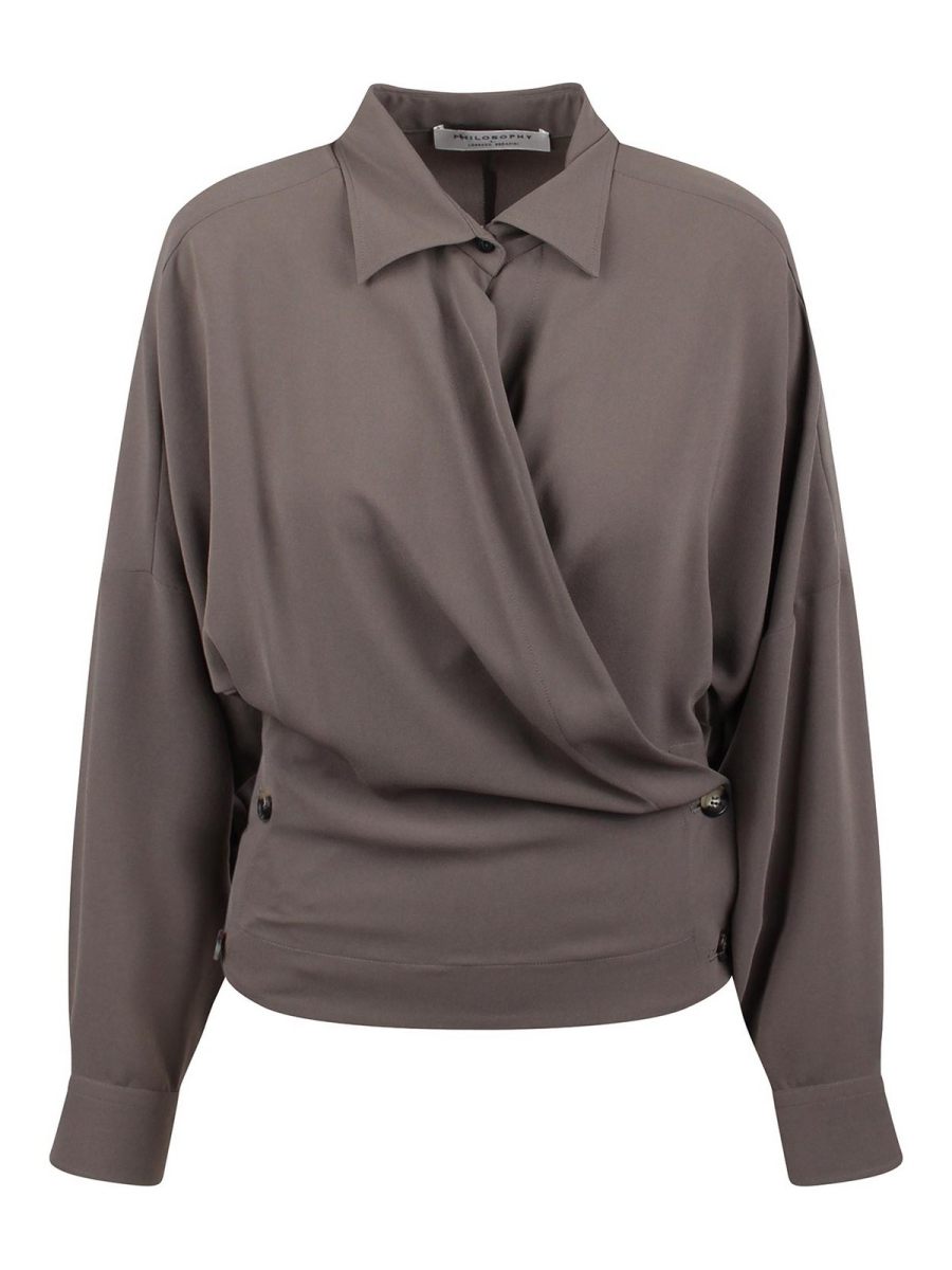 Philosophy di Lorenzo Serafini Chemise - Vert