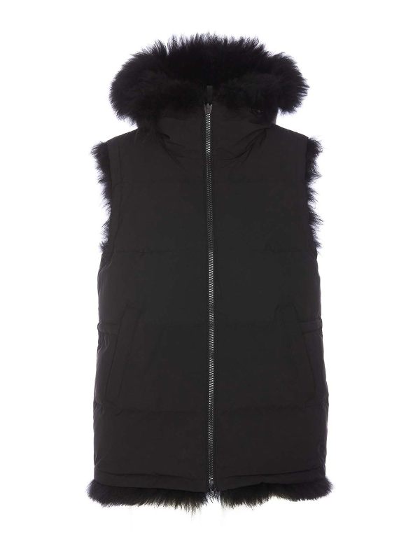 Yves Salomon Gilet - Noir