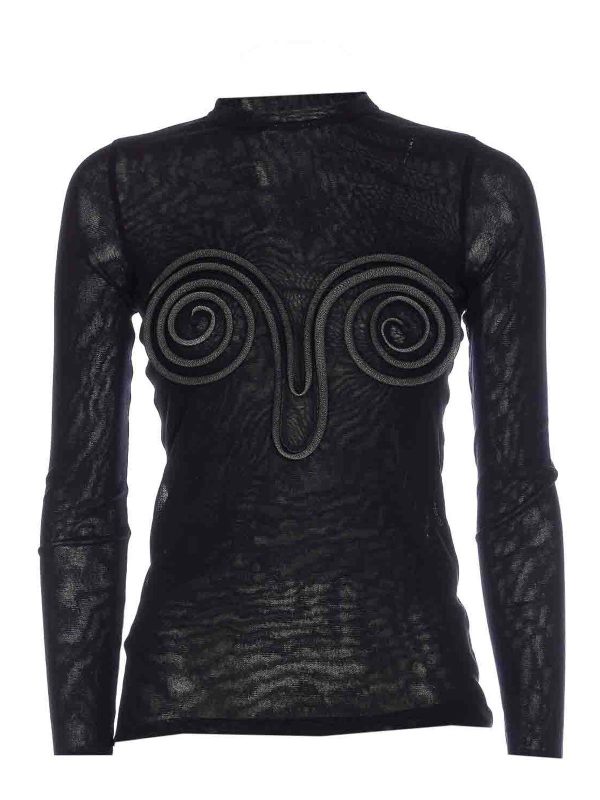 Jean Paul Gaultier Pull Col Rond - Noir