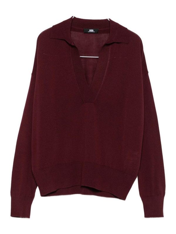 Alpha Studio Polo - Rouge Brun