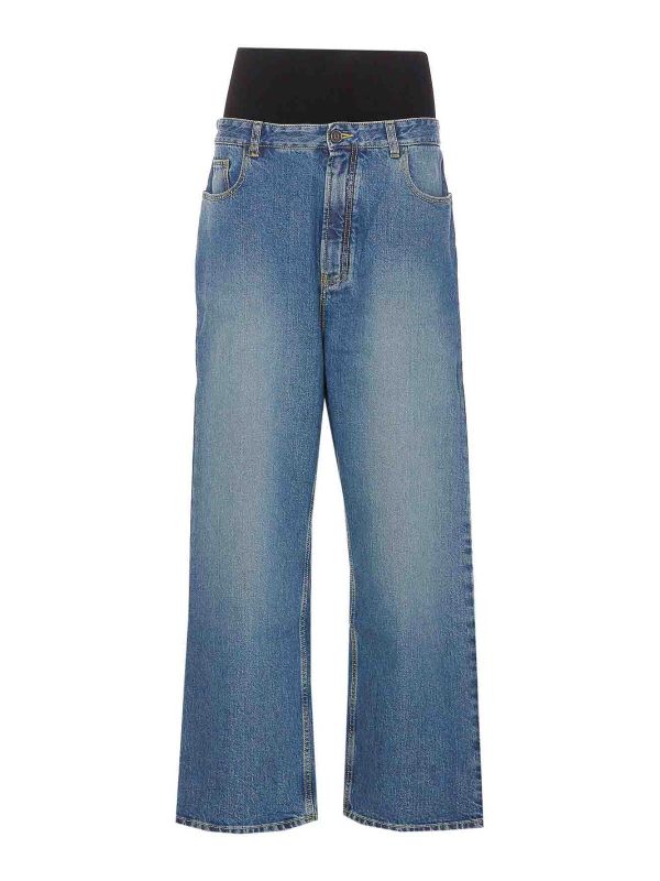 Alaïa Pantalons Décontractés - Bleu