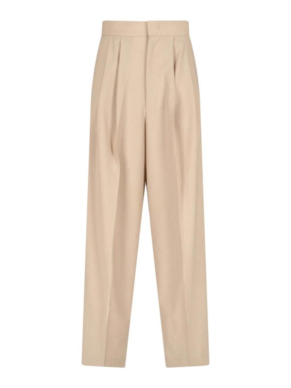 Sa Su Phi Pantalons Décontractés - Beige