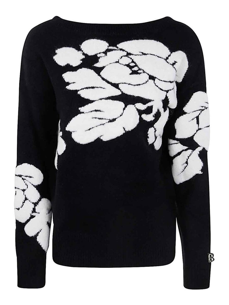Blugirl Pull À Col V - Noir