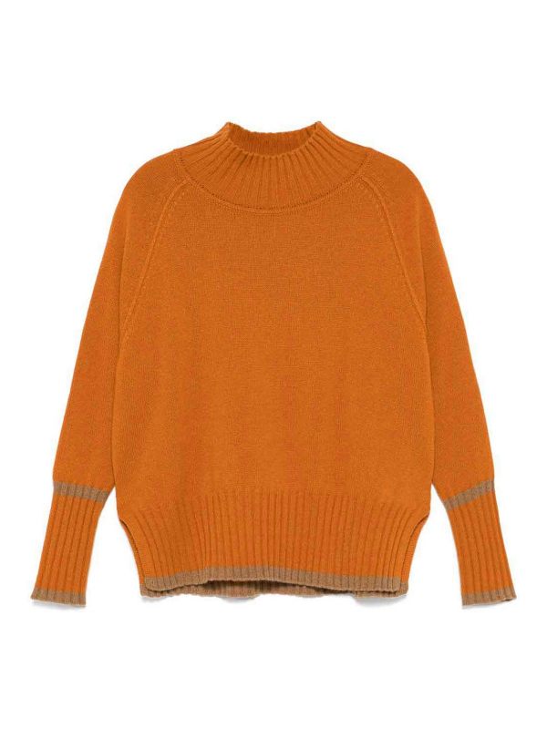 Be You Pull Col Roulé - Orange