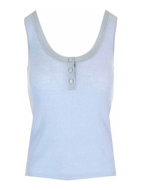 Chloe' Top - Bleu Clair