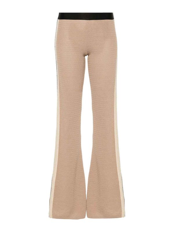 Palm Angels Pantalons Décontractés - Beige