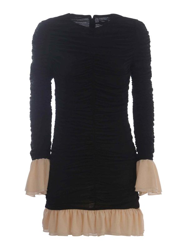 Rotate Birger Christensen Robe Courte - Noir
