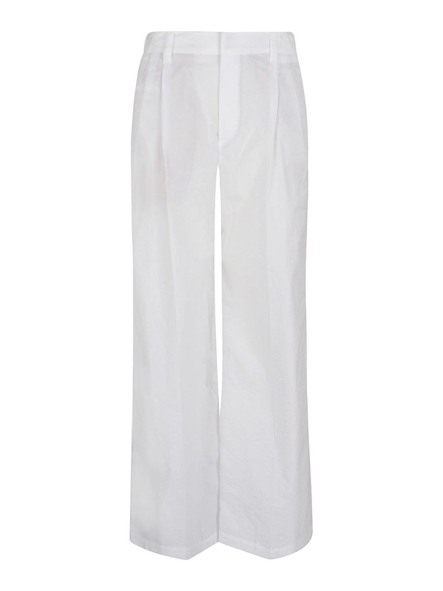 Brunello Cucinelli Pantalons Décontractés - Blanc