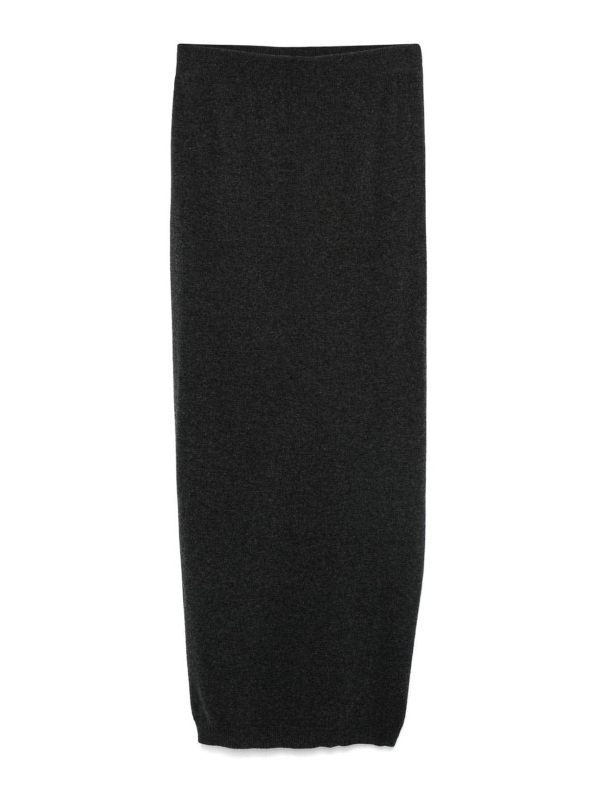 Semicouture Robe Au Genou - Gris