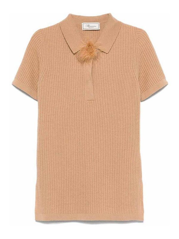 Blumarine Pull Col Rond - Marron