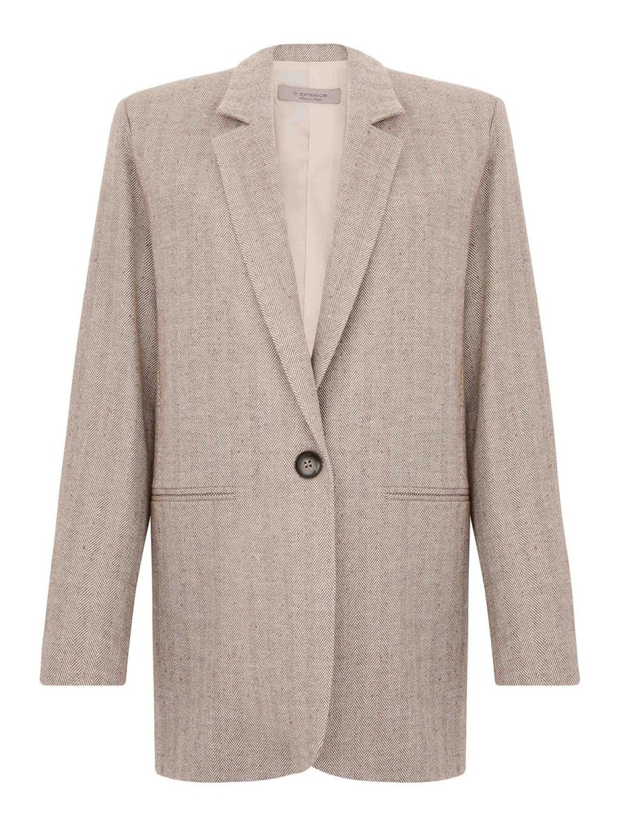 D. Exterior Blazer - Gris