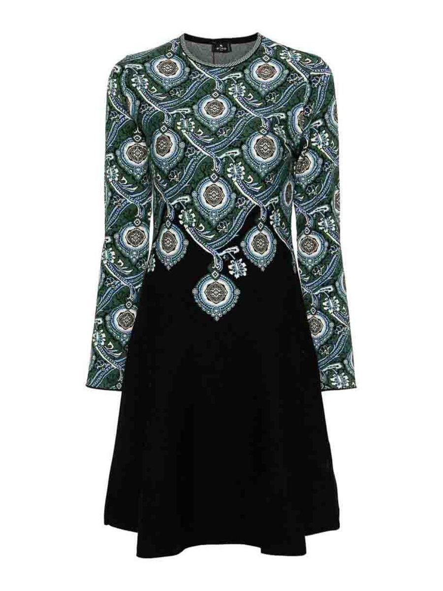 Etro Maxi Robe - Noir