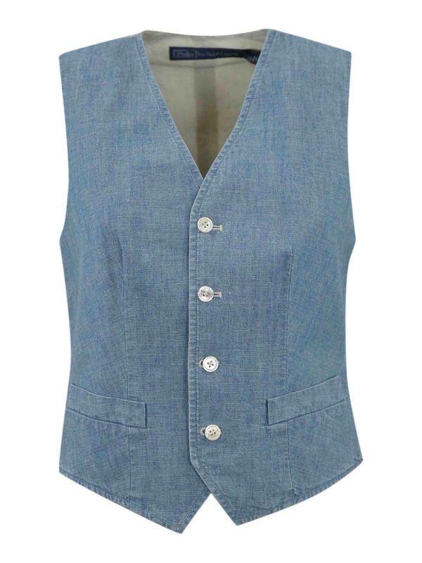 Polo Ralph Lauren Gilet - Bleu Clair