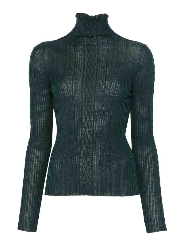 Roberto Collina Pull Col Roulé - Vert