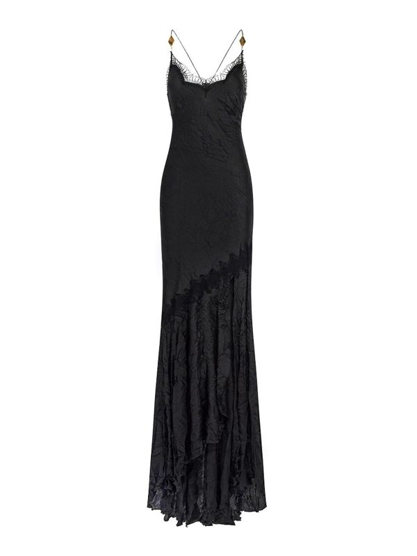 Roberto Cavalli Maxi Robe - Noir