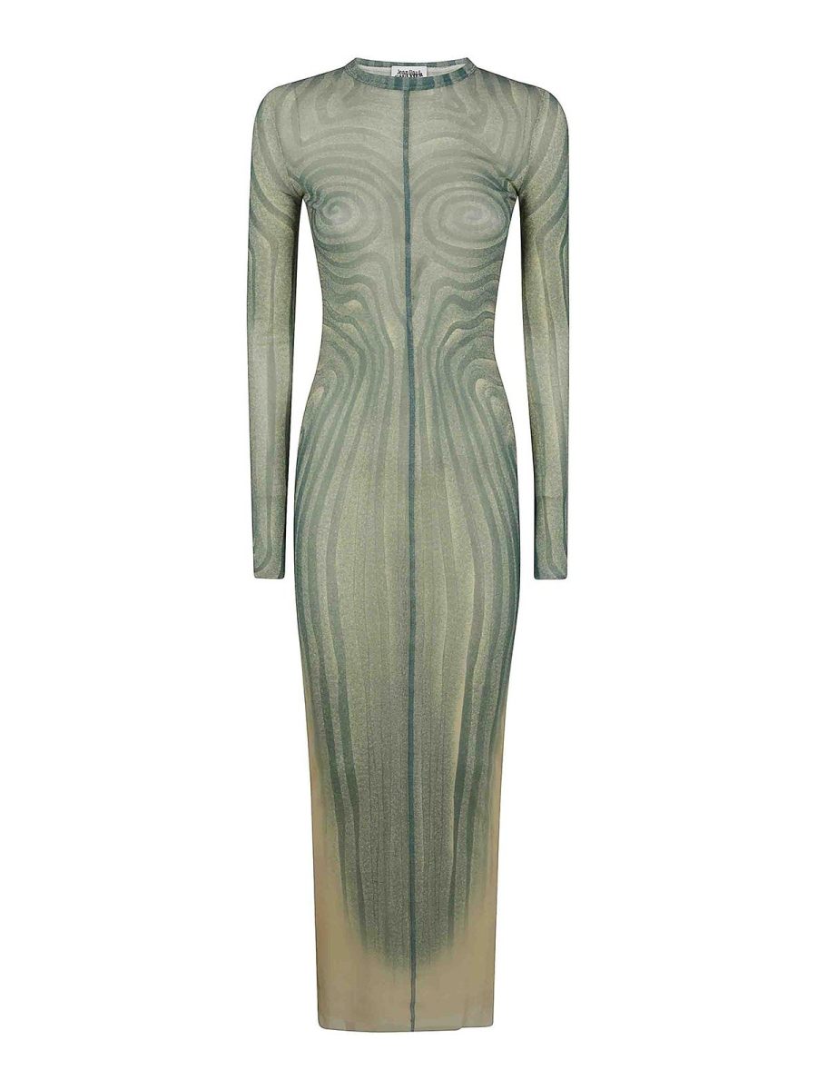 Jean Paul Gaultier Maxi Robe - Spiral