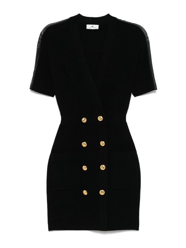 Elisabetta Franchi Pull Col Bateau - Noir
