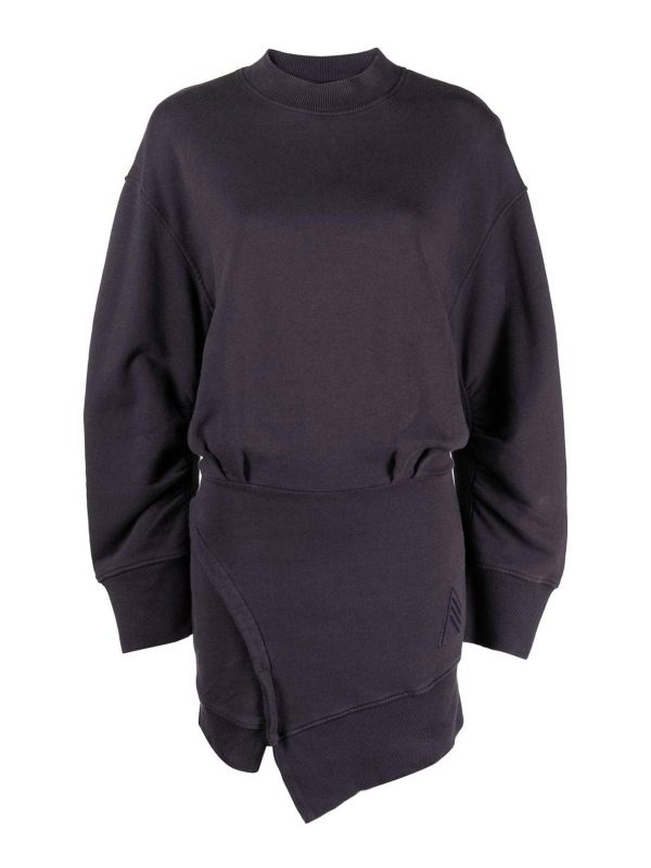 The Attico Robe Courte - Bleu