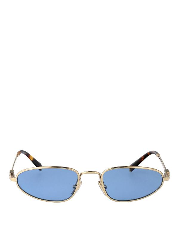 Miu Miu Lunettes De Soleil - Or