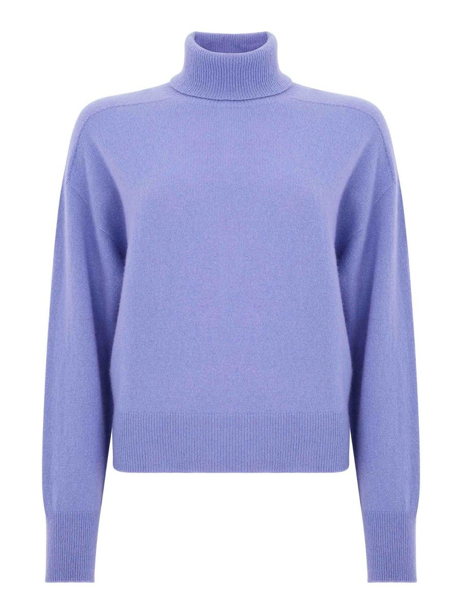 Vanisé Pull Col Rond - Violet