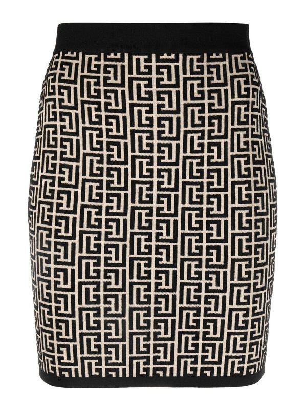 Balmain Mini Jupe - Noir