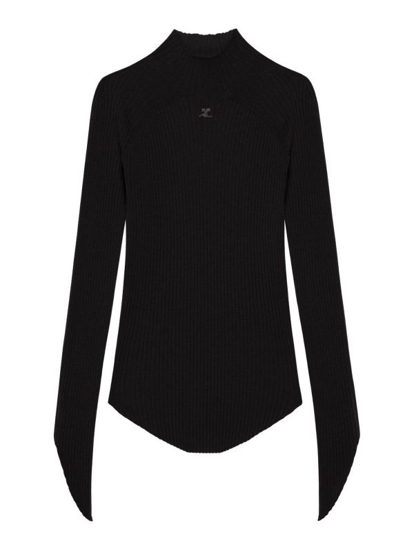 Courreges Top with raised collar