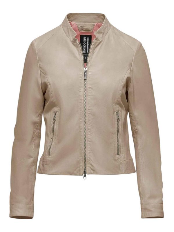 Bomboogie Manteau Au Genou - Beige