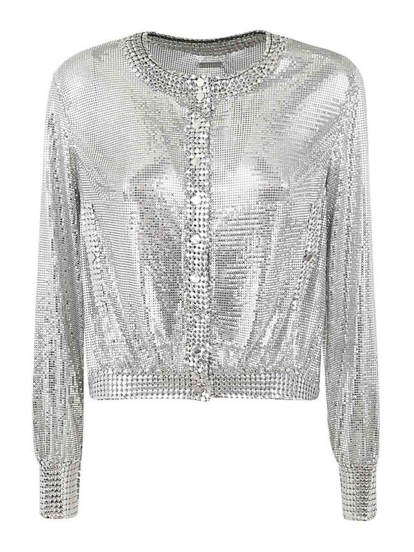 Rabanne Cardigan - Métallique