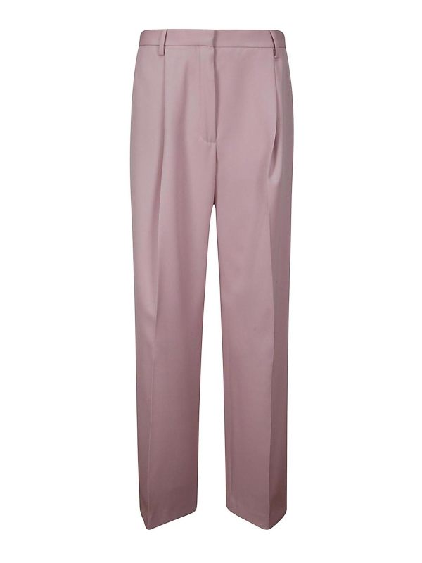 Dries Van Noten Pantalons Décontractés - Rose