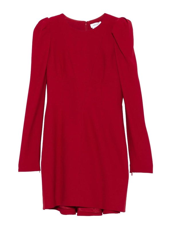 Alexander Mcqueen Robe Courte - Rouge