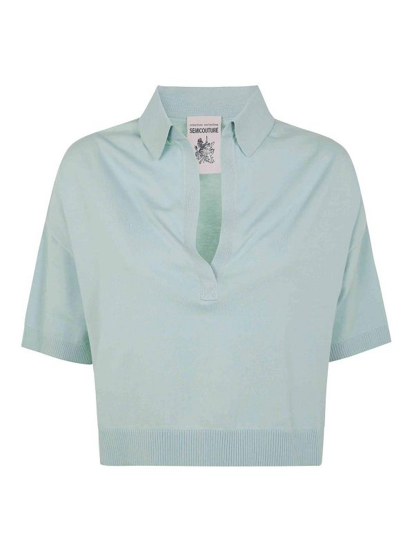 Semicouture Polo - Bleu