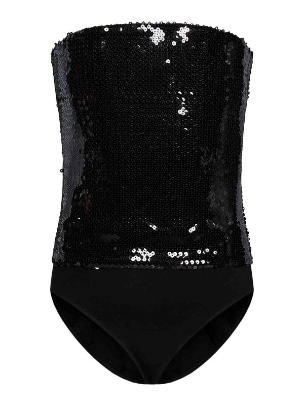 Alexandre Vauthier Top - Noir