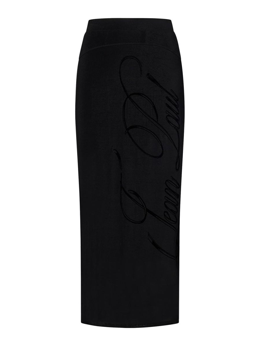 Jean Paul Gaultier Jupe Midi - Noir
