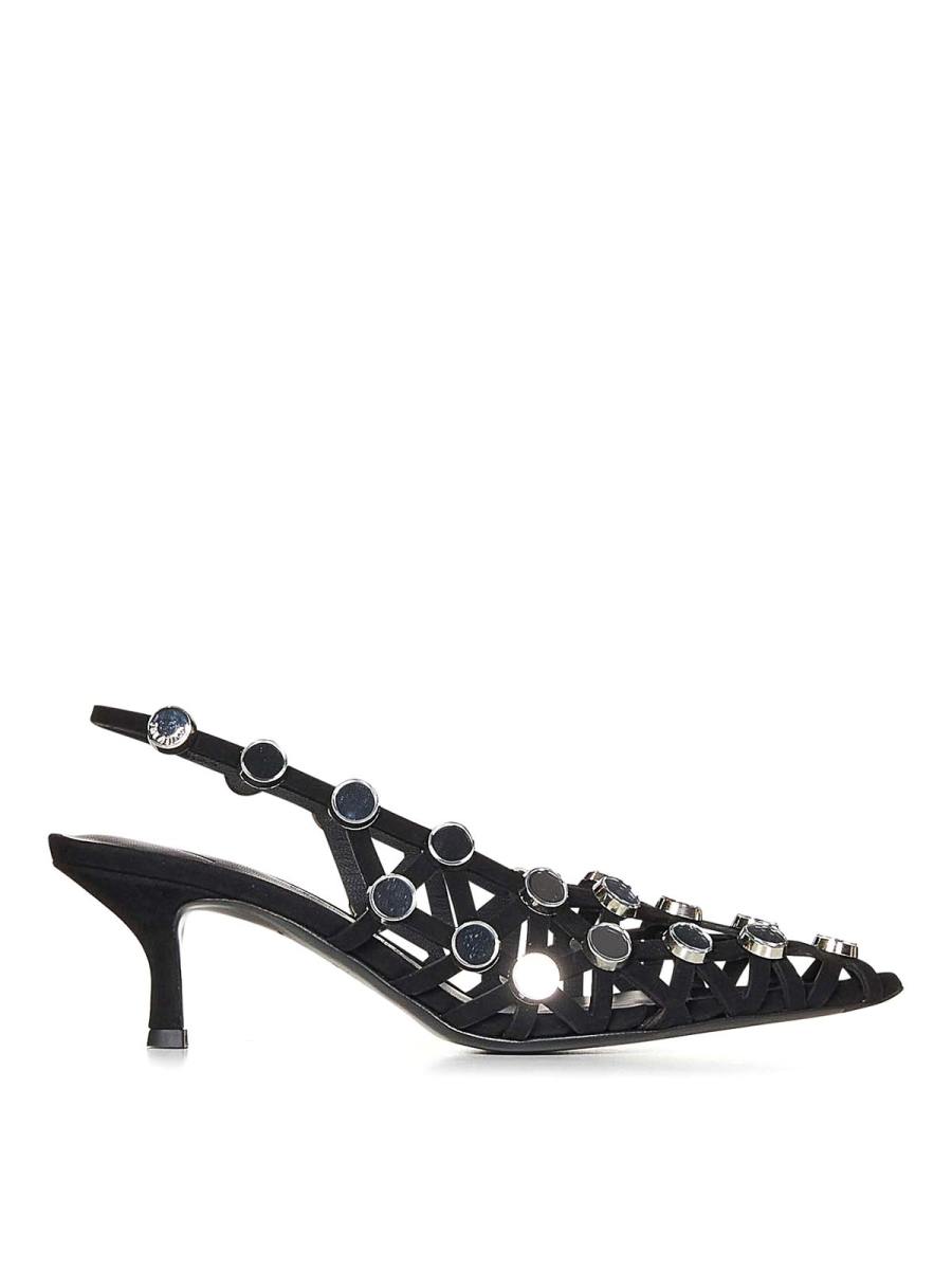 The Attico Chaussures À Talon - Noir