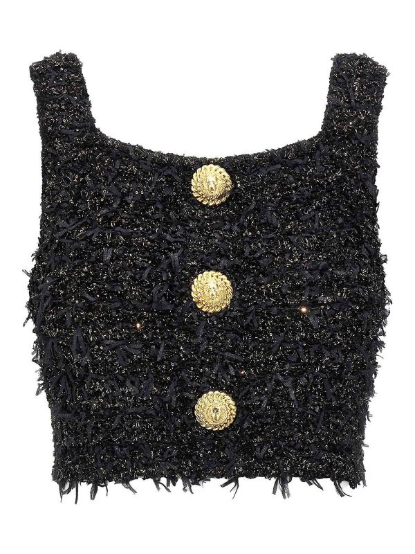 Balmain Top - Noir
