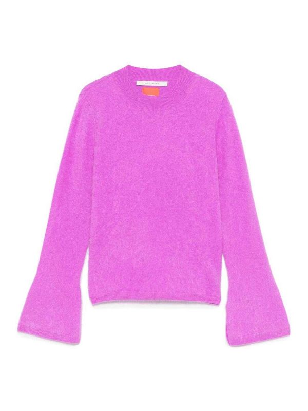 Absolut Cashmere Pull Col Rond - Violet