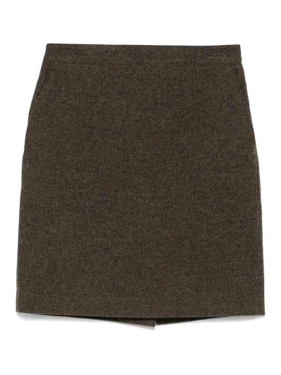 Dunst Jupe Midi - Marron